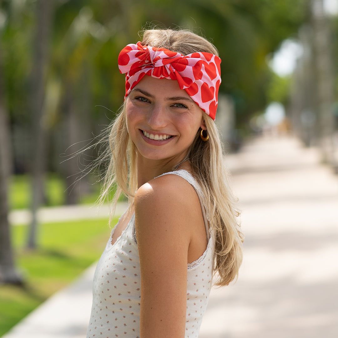 HeadBand With Bow - Hearts