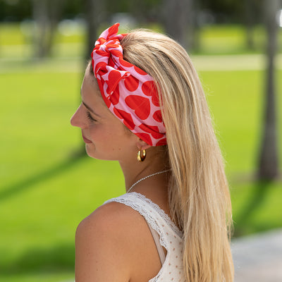 HeadBand With Bow - Hearts