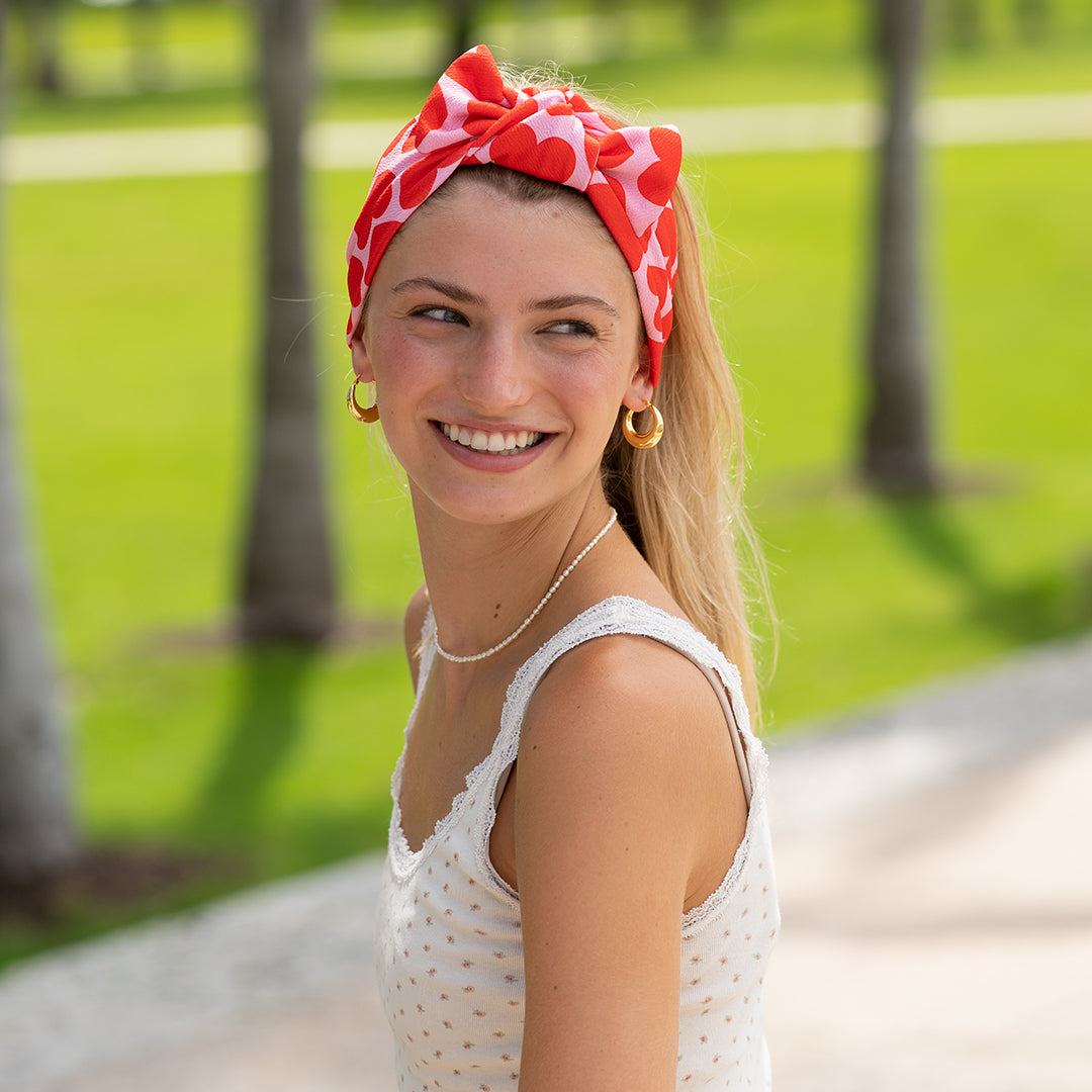 HeadBand With Bow - Hearts