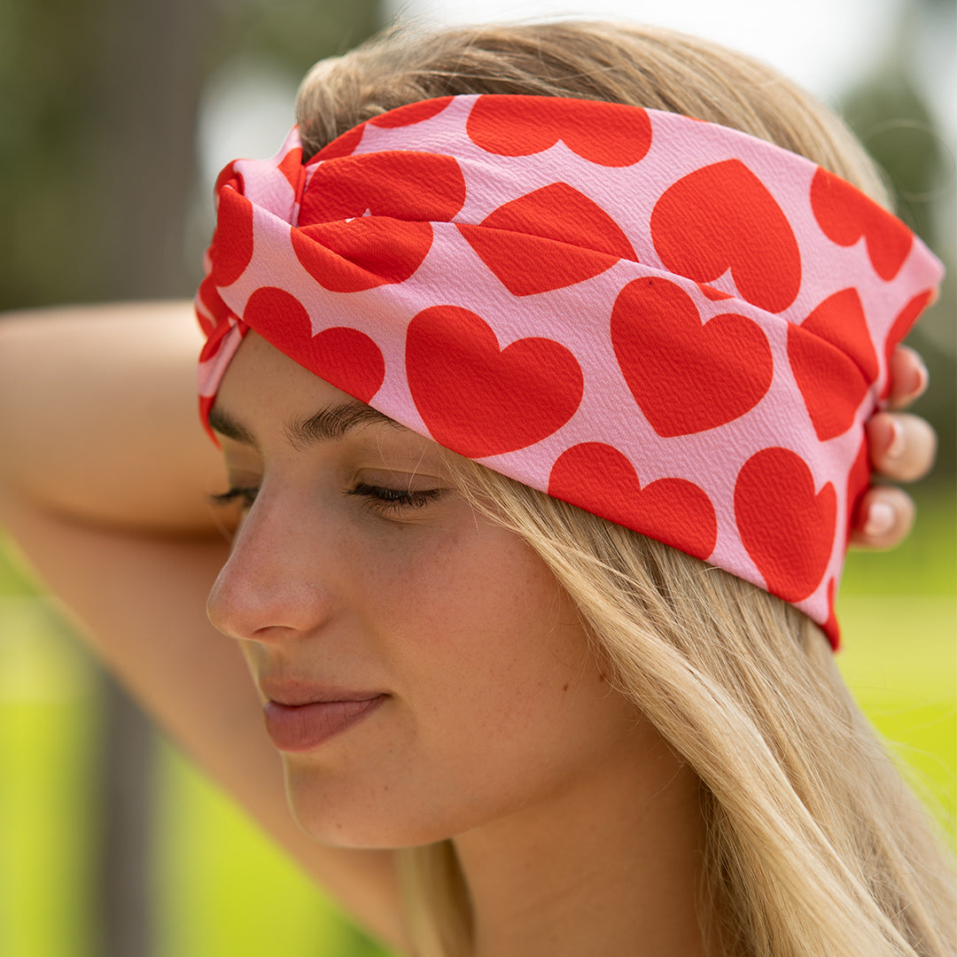 Cross HeadBand - Hearts