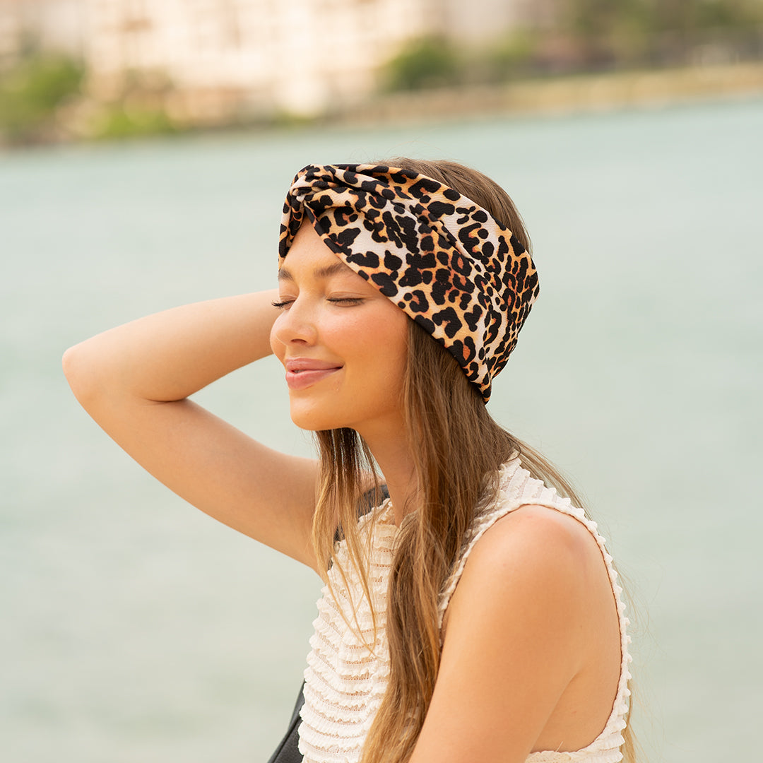 Cross HeadBand - Animal Print