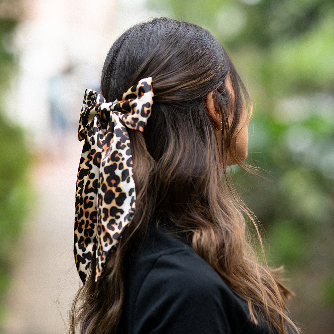 Extra Long Bow - Animal Print