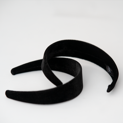Headband - Black Velvet Little Jenny